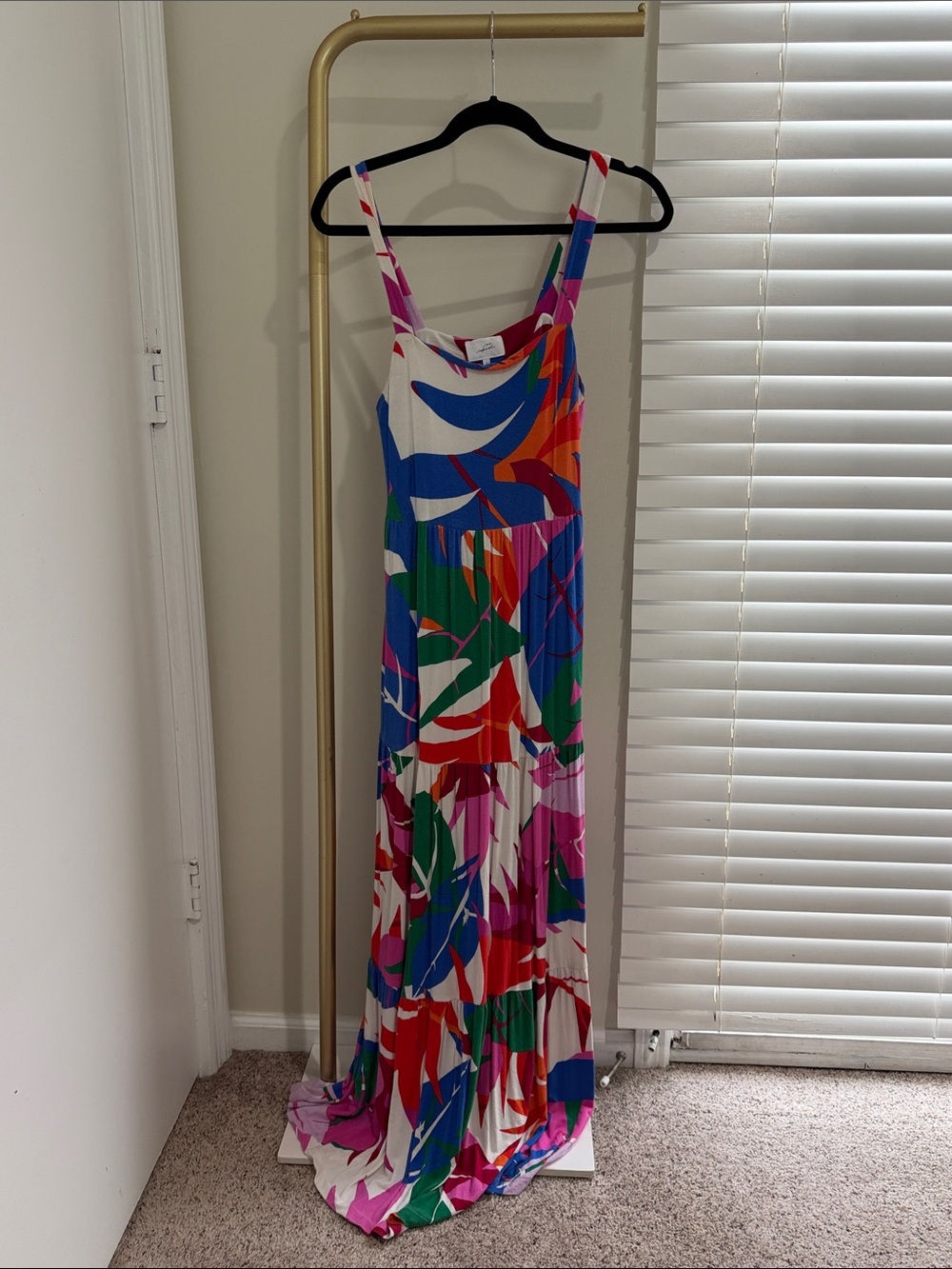 Soma Multi-Color Abstract Print Maxi Dress